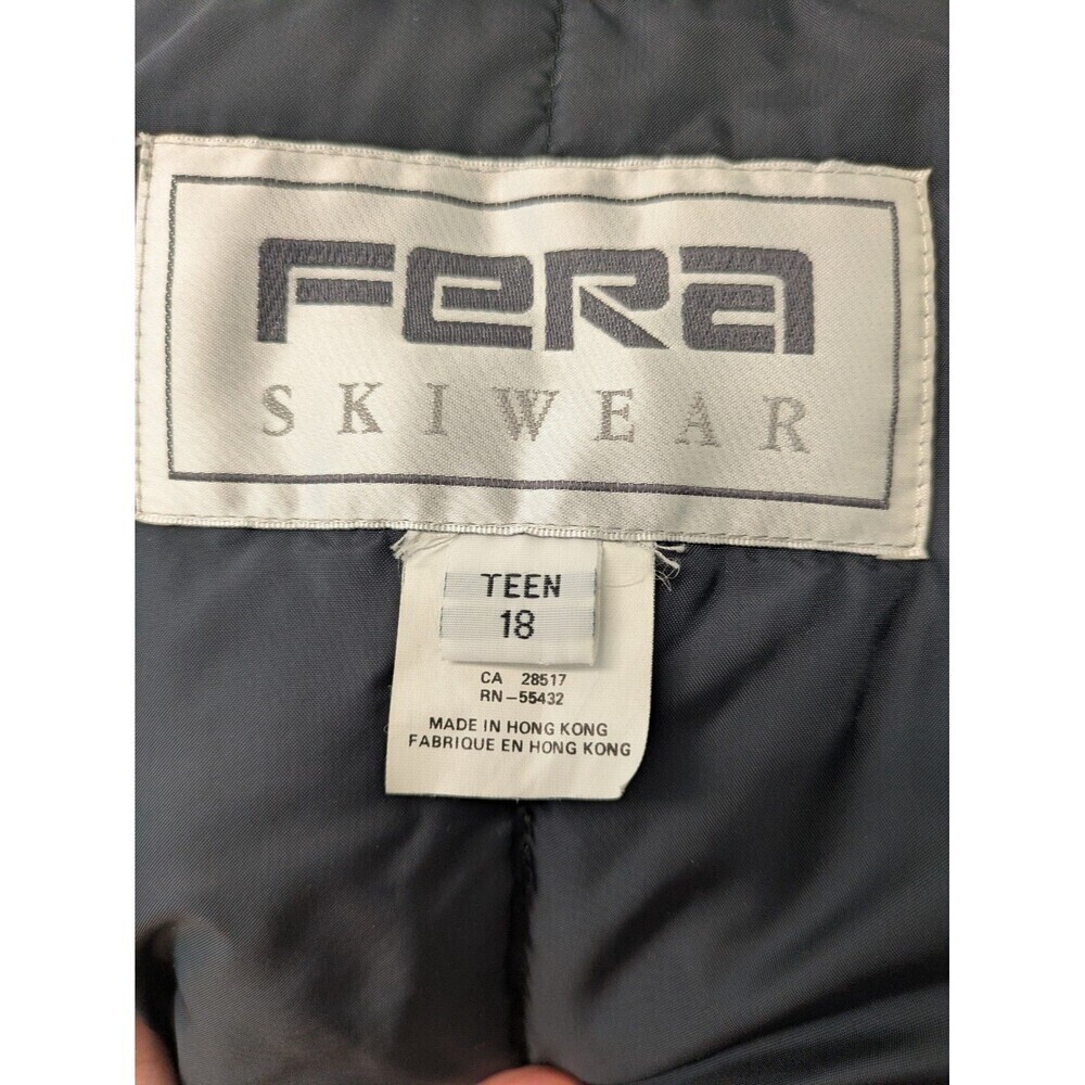 Vintage Fera Skiwear Jacket Blue Purple Women's S/M Ski Retro 90s Hearts - Picture 14 of 15